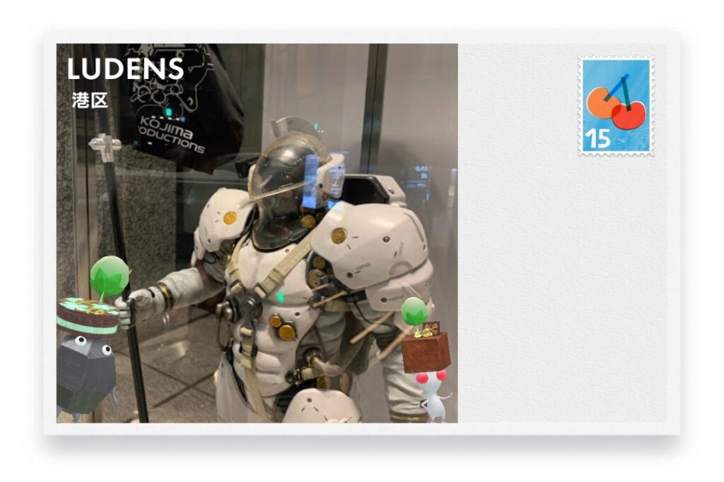 ピクミンブルーム　東京都港区　ポストカード　LUDENS