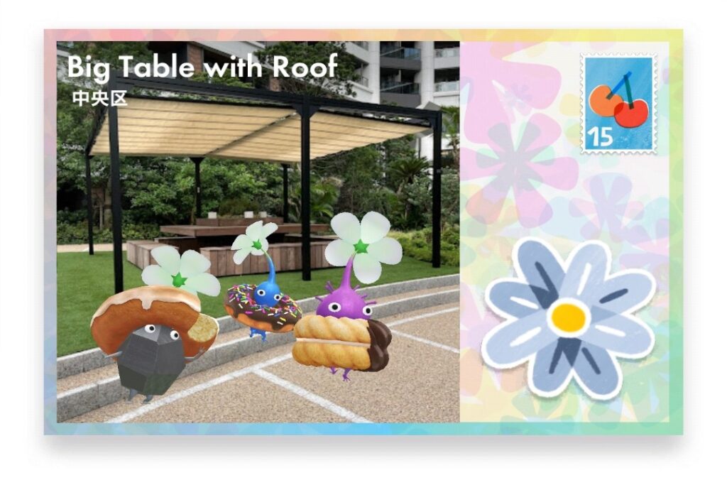 ピクミンブルーム 東京都中央区 ポストカード Big Table with Roof