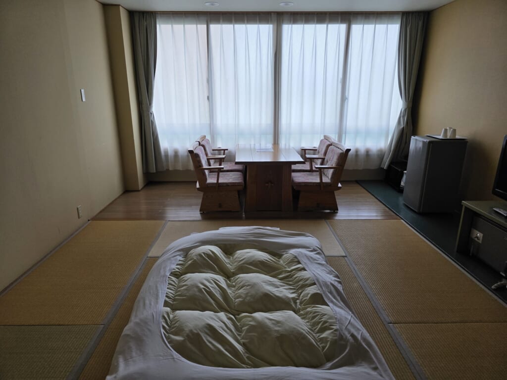 和倉温泉はまづるのオーシャンビュー客室