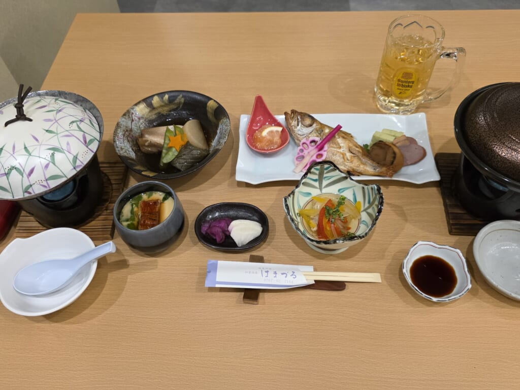 和倉温泉はまづるの2日目の夕食